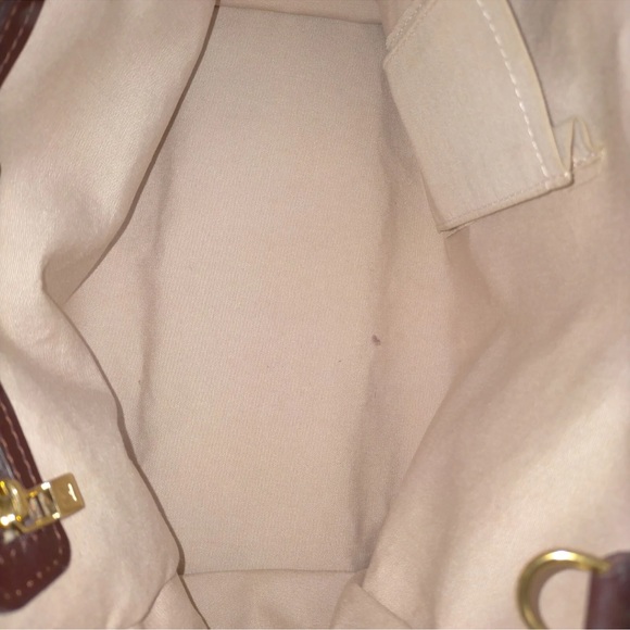 LOUIS VUITTON PM Josephine Bordeaux mini Lin - Picture 11 of 12